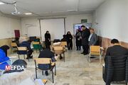 بازدید سرپرست دانشکده علوم پزشکی خلخال از فرآیند برگزاری امتحانات پایان ترم