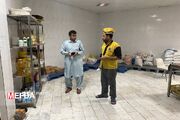 بازدید کارشناس بهداشت محیط معاونت فرهنگی و دانشجویی از آشپزخانه
