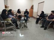 برگزاری جلسه آموزشی مدیر مفدا با مدیر اداره مشاوره و همتایاران سلامت روان جهرم
