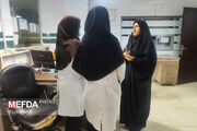 بازدید سر زده کارشناس شورای انضباطی از بخش آزمایشگاه بیمارستان بزرگ دزفول
