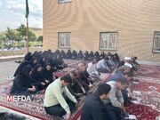 برگزاری مراسم پرفیض زیارت عاشورا در دانشکده علوم پزشکی مراغه