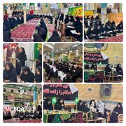 برگزاری مراسم زیارت عاشورا در شبکه بهداشت سلماس
