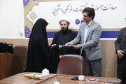 تودیع و معارفه مسئول بسیج دانشجویی خواهران دانشکده علوم پزشکی ساوه