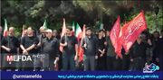 حضور کاروان دانشگاه علوم پزشکی ارومیه در مراسم باشکوه تشییع پیکر مطهر رهبر شهید انقلاب