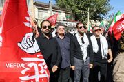 مراسم تشییع رهبر شهید انقلاب در مشهد مقدس