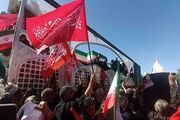 بازگشت کاروان دلدادگان دانشگاه علوم پزشکی تهران از مشهد مقدس