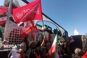 بازگشت کاروان دلدادگان دانشگاه علوم پزشکی تهران از مشهد مقدس