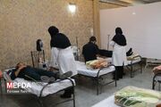 گزارش تصویری / استقرار پست درمانی پیشرفته (AMP) دانشگاه علوم پزشکی گناباد در مشهد