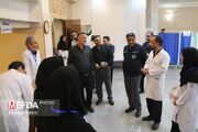 بازدید معاون وزیر بهداشت از پست درمانی پیشرفته (AMP) دانشگاه علوم پزشکی گناباد