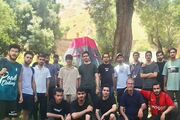 طبیعت گردی دانشجویان پسر/هم‌قدم شدن دانشجویان در یک روز پرنشاط