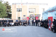 عکس / برگزاری مراسم بدرقه زوار اربعین حسینی در دانشکده علوم پزشکی و خدمات بهداشتی درمانی خوی
