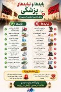 اینفوگرافیک/ بایدها و نبایدهای پزشکی برای زائرین اربعین حسینی(ع)