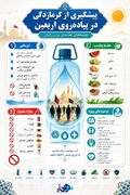 پیشگیری از گرمازدگی در پیاده‌روی اربعین