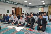 مراسم پر فیض قرائت زیارت عاشورا در نمازخانه معاونت آموزشی با حضور رئیس دانشکده علوم پزشکی خوی برگزار شد