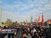 جاماندگان اربعین در لارستان، در مسیری معنوی