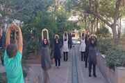 همراهی کارکنان با برنامه ورزش صبحگاهی در مسیر ترویج نشاط و سلامت