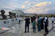 برگزاری اردوی فرهنگی غبارروبی مزار شهدای پل آهنی (۱۲۳۰) و بازدید از شهرستان جلفا