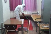 اجرای طرح سم‌پاشی و گندزدایی کلیه فضاهای دانشجویی دانشگاه در راستای ارتقای سلامت و بهداشت محیط