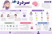 اینفوگرافیک/ سردرد را بهتر بشناسیم؛ از علل شایع تا راه‌های درمان و پیشگیری