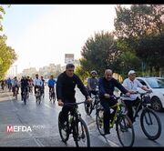 همایش بزرگ دوچرخه‌سواری در شهر بادگیرها