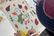 کارگاه نقاشی روی پارچه در خانه فرهنگ برگزار شد