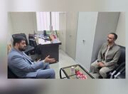 نشست مشترک دبیرکمیته انضباطی دانشجویی دانشگاه با مدیرحراست بیمارستان شهید صیاد شیرازی شهر گرگان