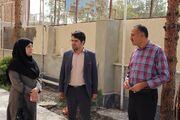 بازدید معاون فرهنگی و دانشجویی دانشگاه علوم پزشکی سمنان از روند ساخت خوابگاه متأهلی جهادیه