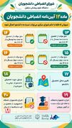 اینفوگرافیک/ ماده۱۲ (بخش دوم - قوانین انضباطی دانشجویان)