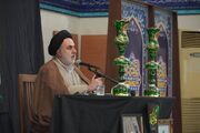 برگزاری مراسم عزاداری ایام شهادت حضرت فاطمه زهرا (س) در مجموعه فلسفی دانشگاه علوم پزشکی گلستان