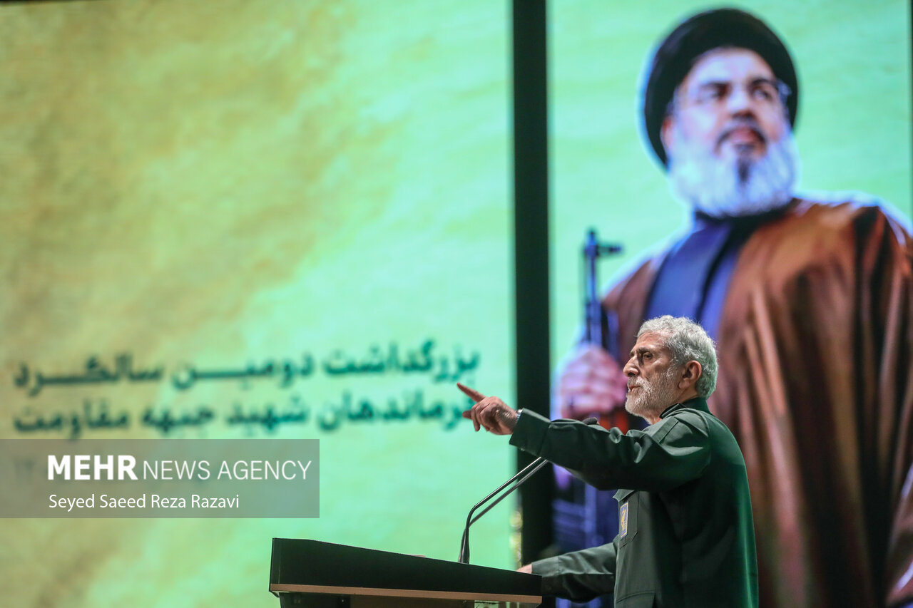 سردار قاآنی: نسل جدید حزب‌الله صهیونیست‌ها را مورد هجوم قرار می‌دهد
