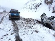 چهار کشته و ۲ مصدوم در سانحه رانندگی جاده دلیجان به سلفچگان