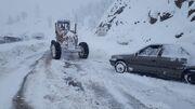 اهالی ۱۶۶ روستای مازندران در محاصره برف