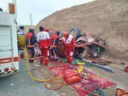 باغبان: واژگونی تریلی در سمنان جان یک نفر را گرفت