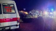 تصادف زنجیره‌ای در علی آباد ۱۰ مصدوم برجای گذاشت