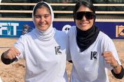 قهرمانی فرحبدنیا و حیدری در رقابت‌های تنیس ساحلی جام‌ خلیج فارس