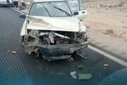 ۴ مصدوم در تصادف تیبا و پراید در محور سه‌راهی جندالله ایلام