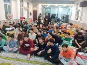 افتتاحیه مراسم اعتکاف دانش آموزی در مسجد امام حسن (ع) فومن