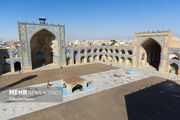 ایزدخواستی:خطرنشست گذر پشت گنبد نظام‌الملک مسجد جامع اصفهان رفع شد