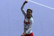 فرزانه فصیحی با طلای بوداپست صدرنشین دوی ۶۰ متر بانوان آسیا شد