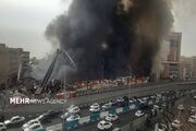 جزئیات حریق گسترده یک بازارچه در جنت‌آباد تهران/ آتش مهار شد+ فیلم