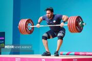 وزنه‌بردار ایران اوت کرد