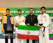 تیم ملی جودو ایران نایب قهرمان کاپ آفریقا شد + عکس