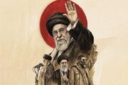 بزرگداشت رهبر شهید و مفاخر حماسه و مقاومت در تجمع مردم کرمانشاه