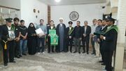 دیدار خادمیاران آستان حضرت معصومه(س) با خانواده شهدای چگنی