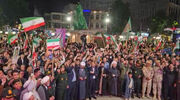 طنین نوای «یا حیدر» در تجمع شبانه خوی