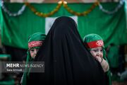 کارگاه دوخت لباس شیرخوارگان حسینی در حرم مطهر رضوی