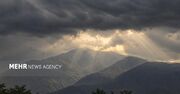 تداوم بارندگی در استان سمنان همراه با وزش باد؛ تگرگ مهمان کوهستان‌ها