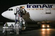 ورود ۲۳۴ زائر هرمزگانی و کرمانی از سرزمین وحی به فرودگاه شیراز
