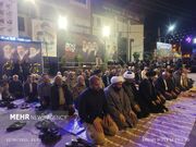 برگزاری نماز استغاثه به امام زمان(عج) در تجمع شبانه زابل