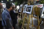 نمایشگاه «میدان هنر» هم زمان با تجمعات شبانه در گرگان برپا شد